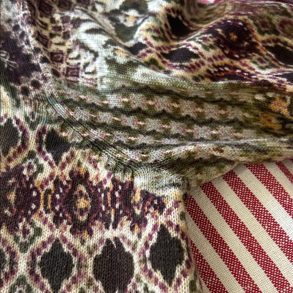 Chico’s Patterned Open Front Cardigan - image 5